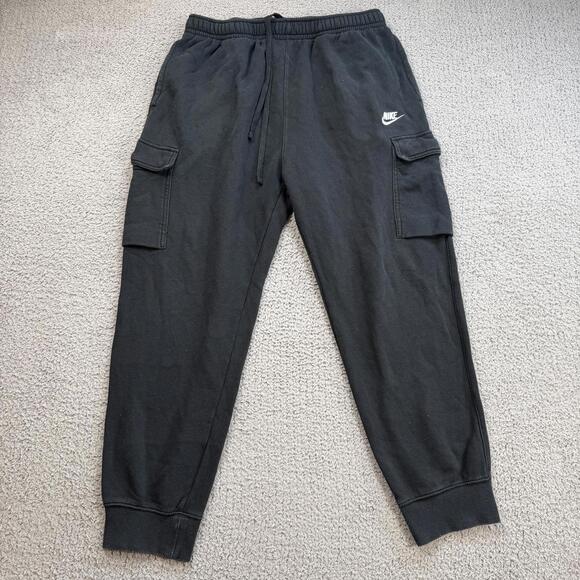Nike Other - Nike Mens Black Cargo Sweatpants XL Joggers Streetwear Athleisure Pants Swoosh